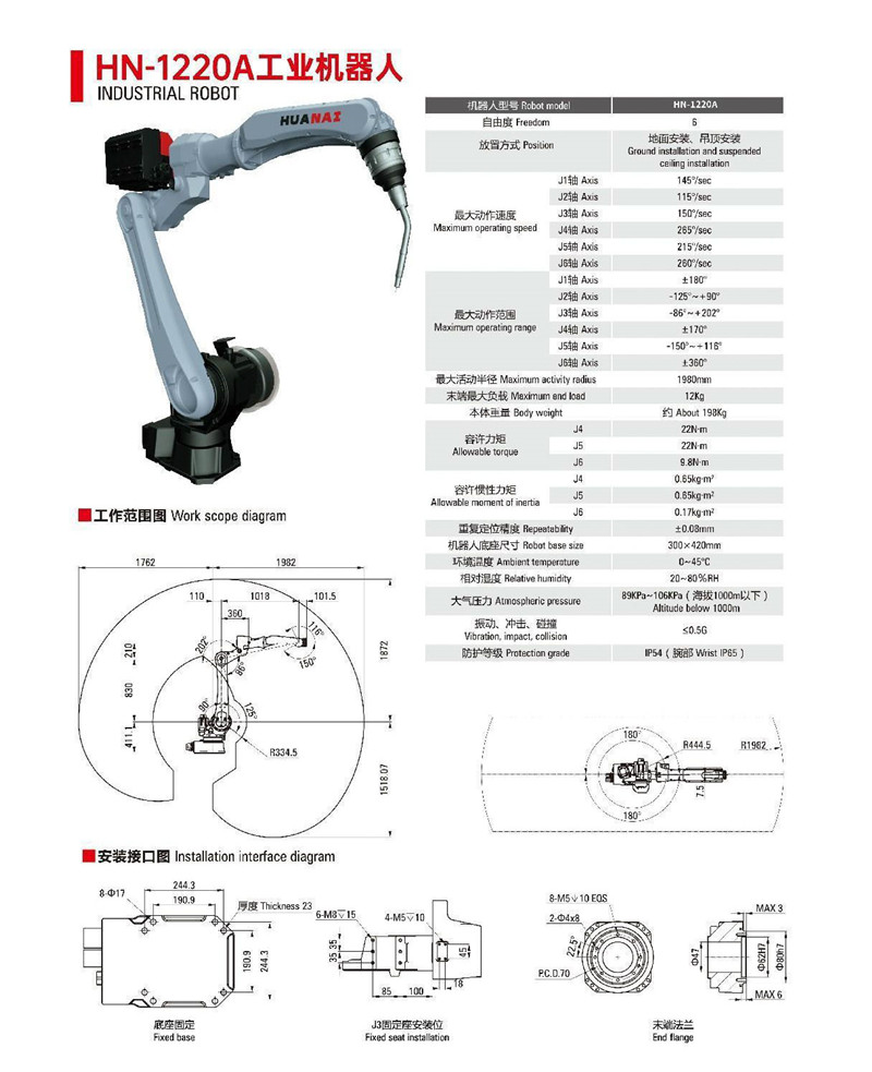HN-1220A工业机器人